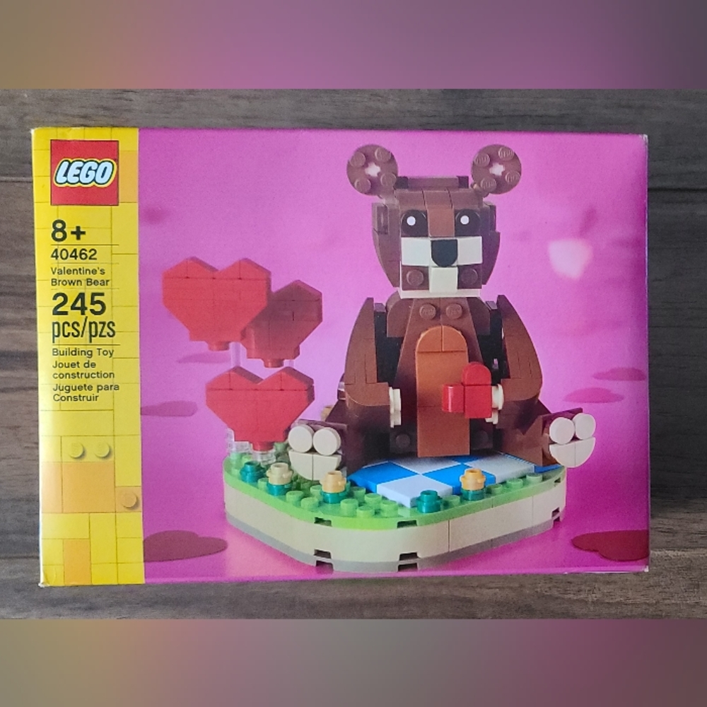 Legos Valentine's Brown Bear #40462